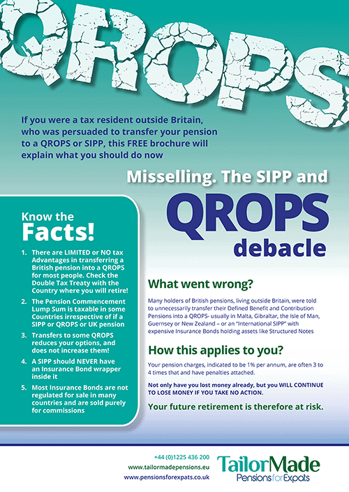 QROPS Debacle Brochure Image