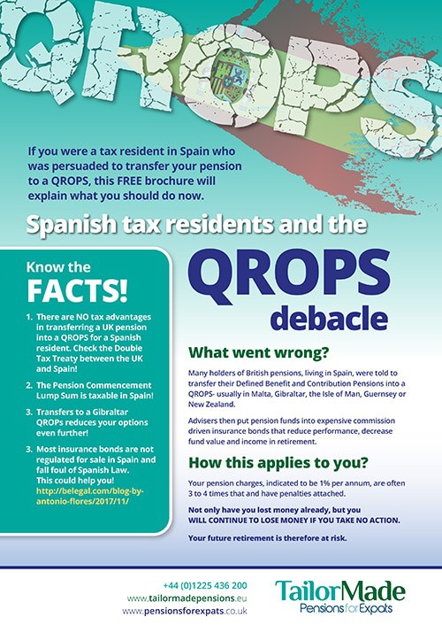 QROPS Debacle Spain Tax Residents Brochure Image